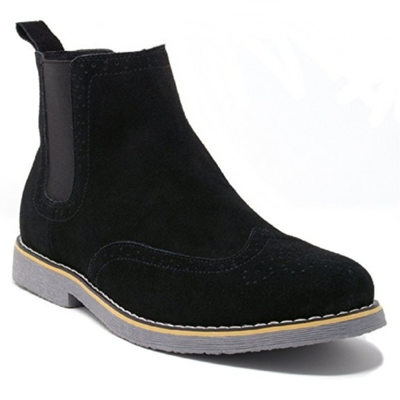 Mens "Ben" Genuine Suede Chelsea Boots - Picture 1 of 4